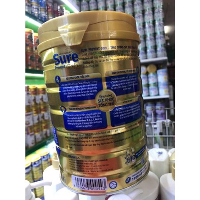 Sữa Sure Prevent gold 900g date 12/2024 mẫu mới