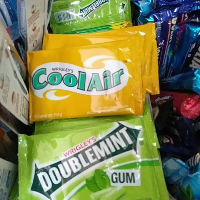 kẹo vỉ coolair và doublemint