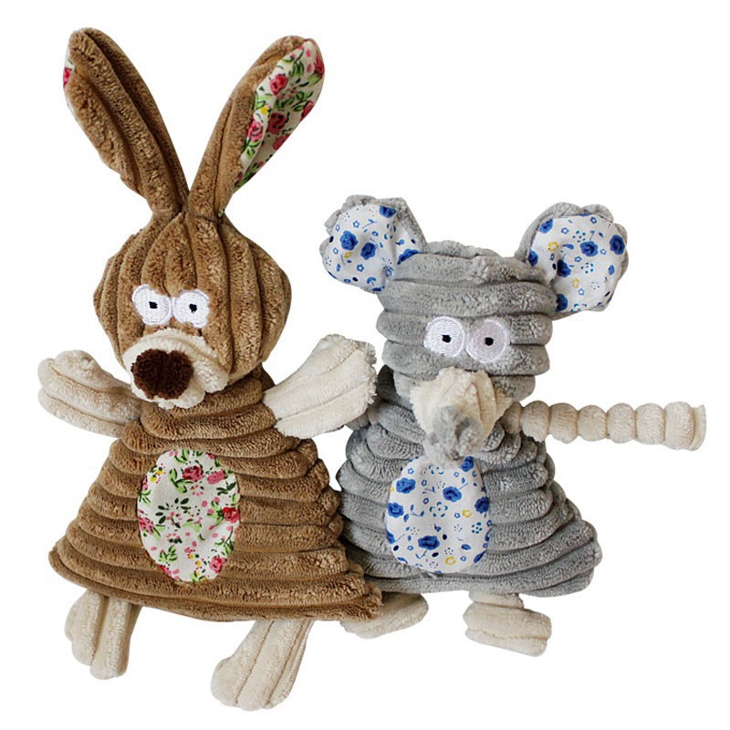 Pet Puppy Chew Squeaker Squeaky Plush Sound Toy
