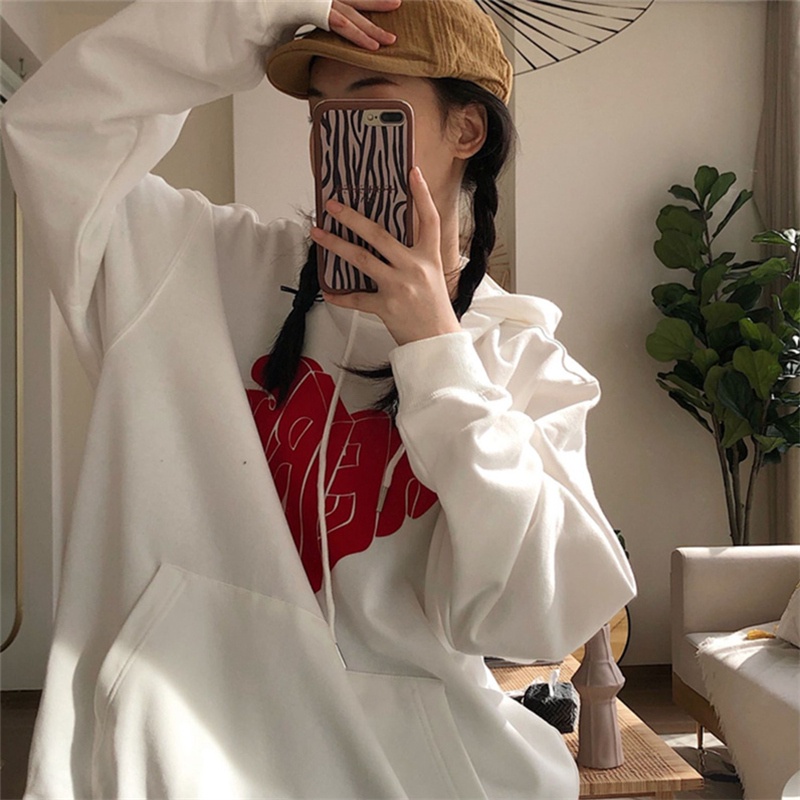 NRVP Áo Hoodie Dáng Rộng Thời Trang Hàn Quốc 2022 Dành Cho Nữ