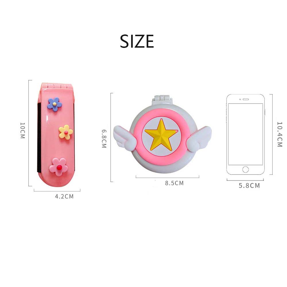 [Hàng mới về] Lược chải tóc hình tròn mini có gương đáng yêu tiện dụng khi đi du lịch