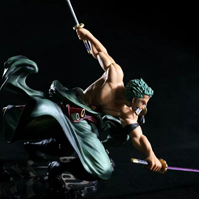 Mô hình zoro tam kiếm (không có hiệu ứng haki) Zoro ba ngàn thế giới sharon one piece onepiece figure Rep