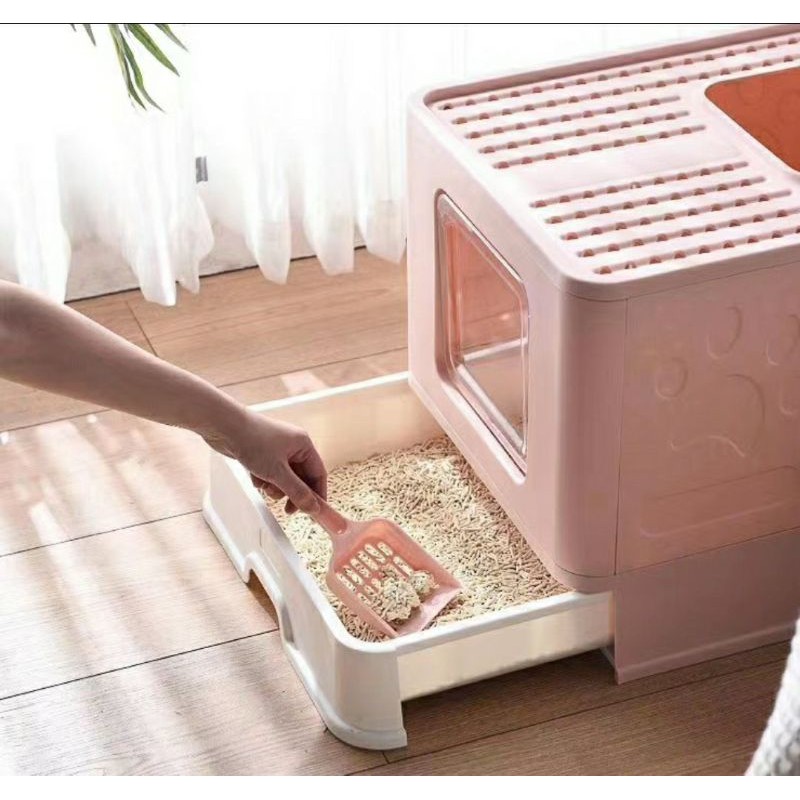 Nhà vệ sinh siêu to 2 cửa - thông minh - nhiều chức năng