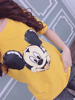 Áo thun chuột MICKEY in 2 mặt