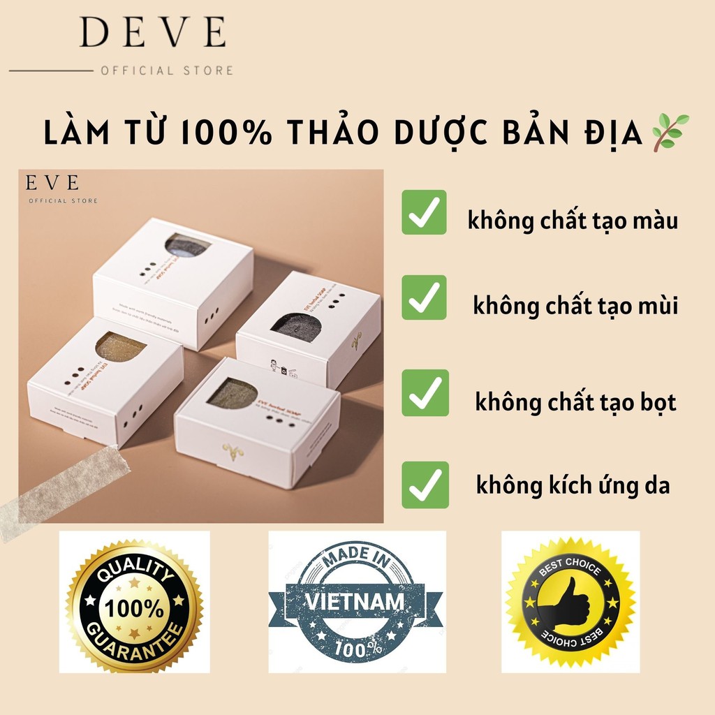 ( DEVE SOAP ) Xà phòng Tinh dầu Sả Chanh mới giúp sáng da, bảo vệ da hàng ngày ( 100g)