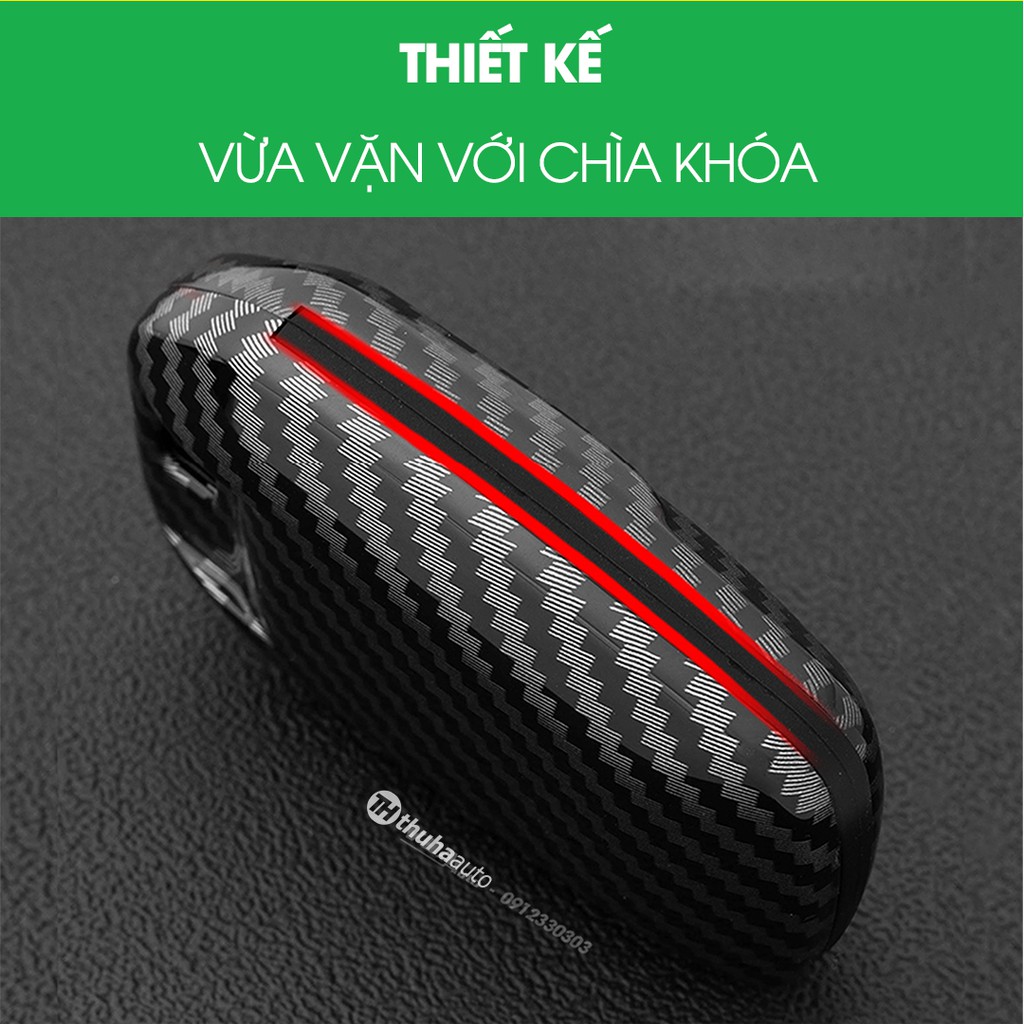 Ốp chìa khoá vân cacbon - CRV - honda - 2020 là chìa 3 nút/4 nút bảo vệ chìa khóa bền đẹp sang trọng