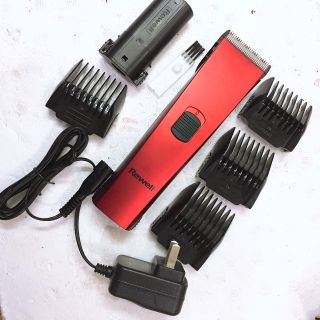 Tông đơ cắt tóc màu đỏ 2 pin