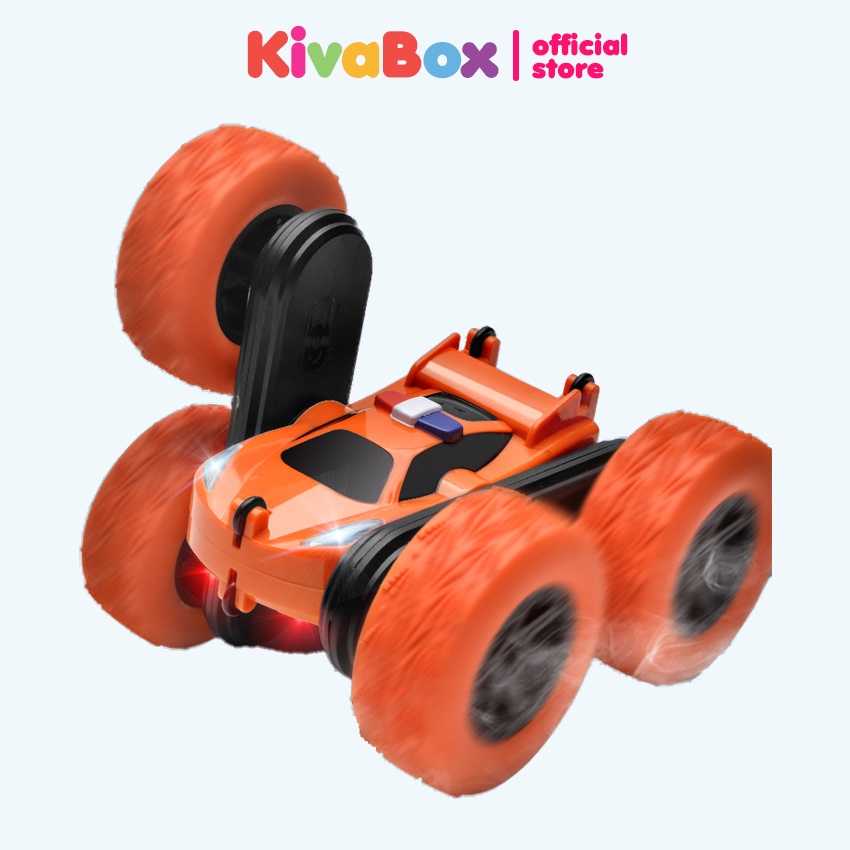 Ô tô điều khiển từ xa Kivabox , xoay 360 độ, phun sương nhiều màu sắc Kivabox
