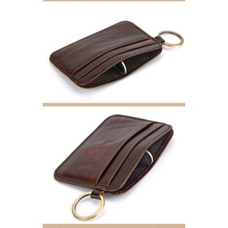 [Ví handmade] Ví thẻ da bò thật 100% | ABLeather