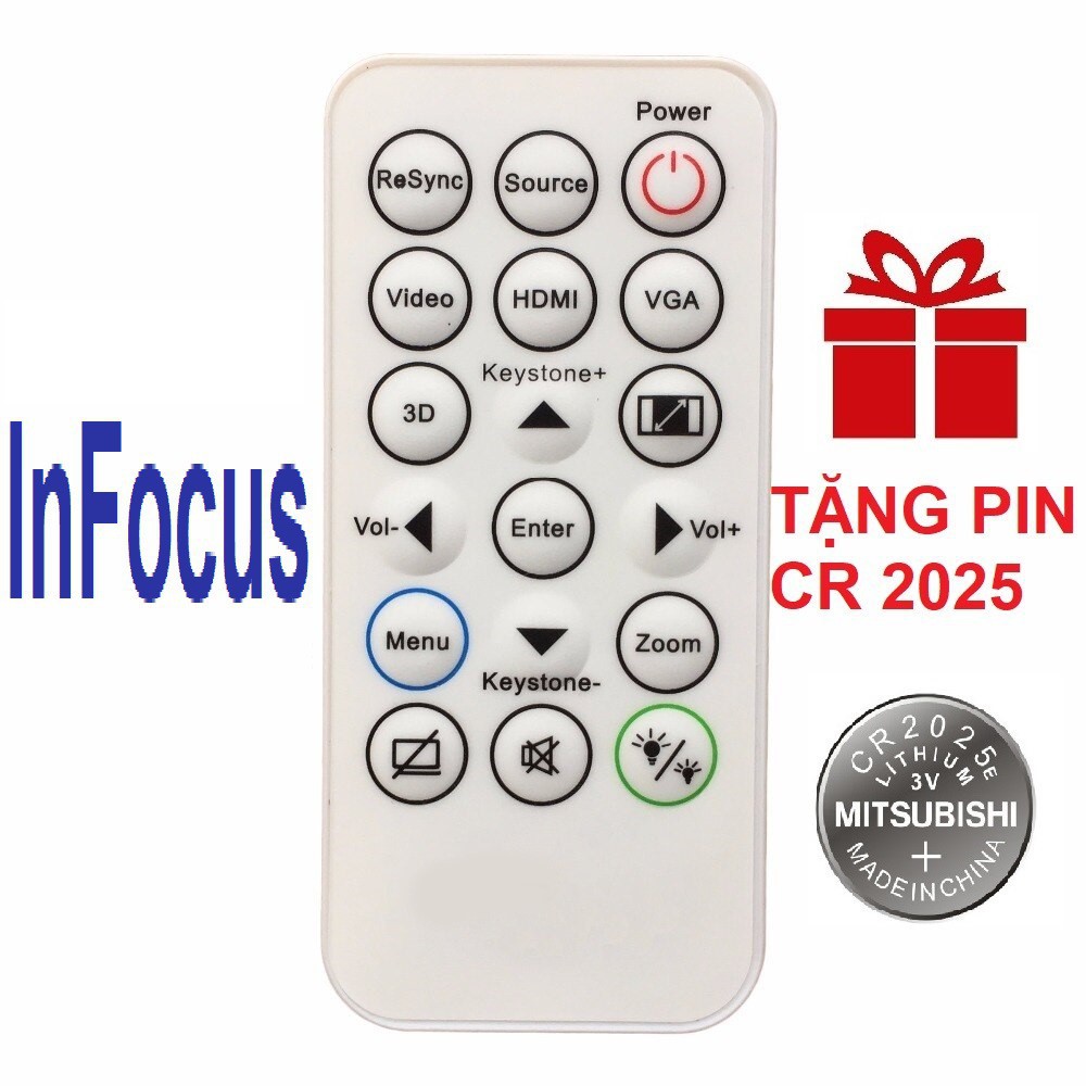 Remote máy chiếu Infocus
