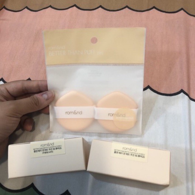 phấn nước Romand vỏ + 2 lõi kèm 2 puff | BigBuy360 - bigbuy360.vn