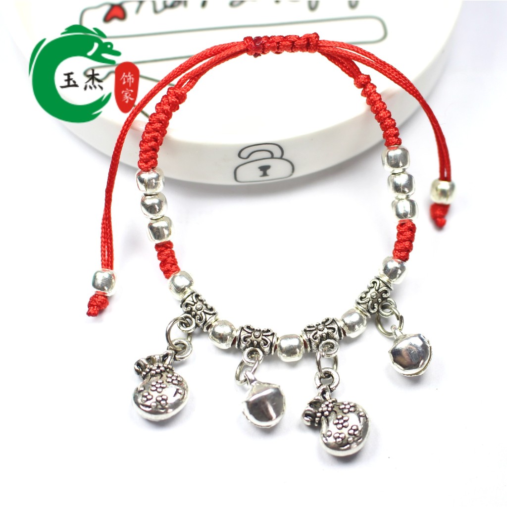 Vòng trường mệnh may mắn phong cách cổ trang Trung quốc cổ đại
