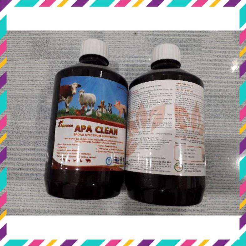 Thú Y. Sát trùng chuồng trại Allcid 500ml, Allcid lít, APA Cleatn