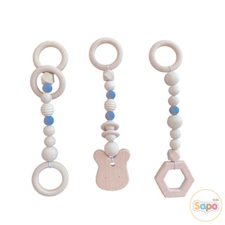 Đồ Chơi Cho Bé Sơ Sinh - Sét Đồ Chơi Bằng Gỗ Treo Kệ Chữ A