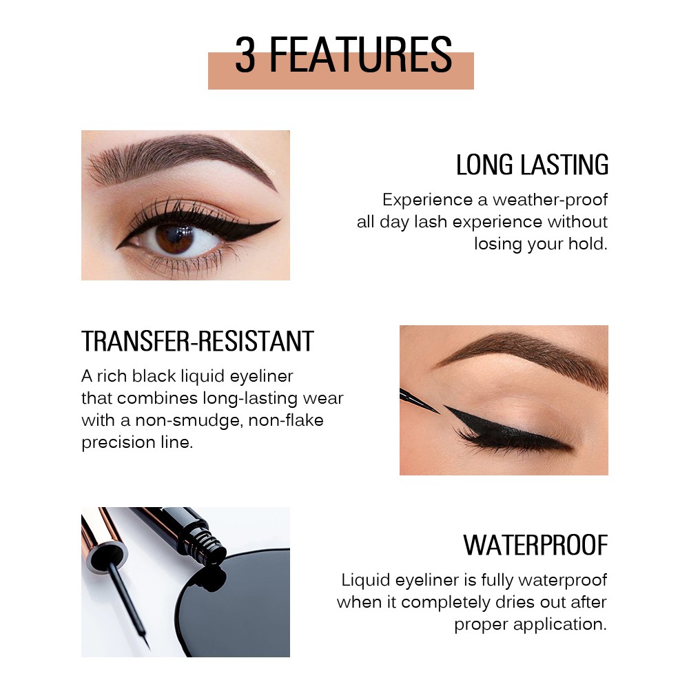 Bộ Mascara + Bút Kẻ Mắt + Bút Kẻ Lông Mày + Dụng Cụ Bấm Mi SACE LADY Chống Thấm Nước Lâu Trôi Hiệu Quả | BigBuy360 - bigbuy360.vn