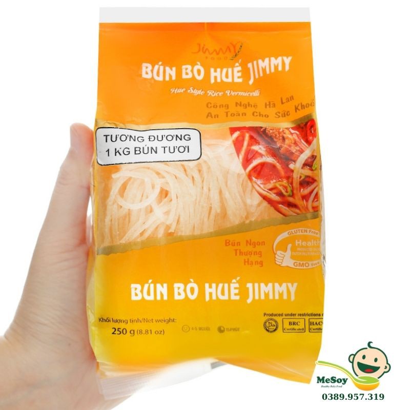 Bún Bò Huế Jimmy ( Bún gạo sạch xuất Châu Âu)