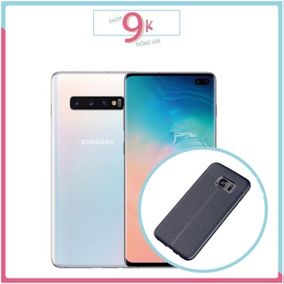 Ốp dẻo đen giả da autofocus cho samsung s10 / s10 plus