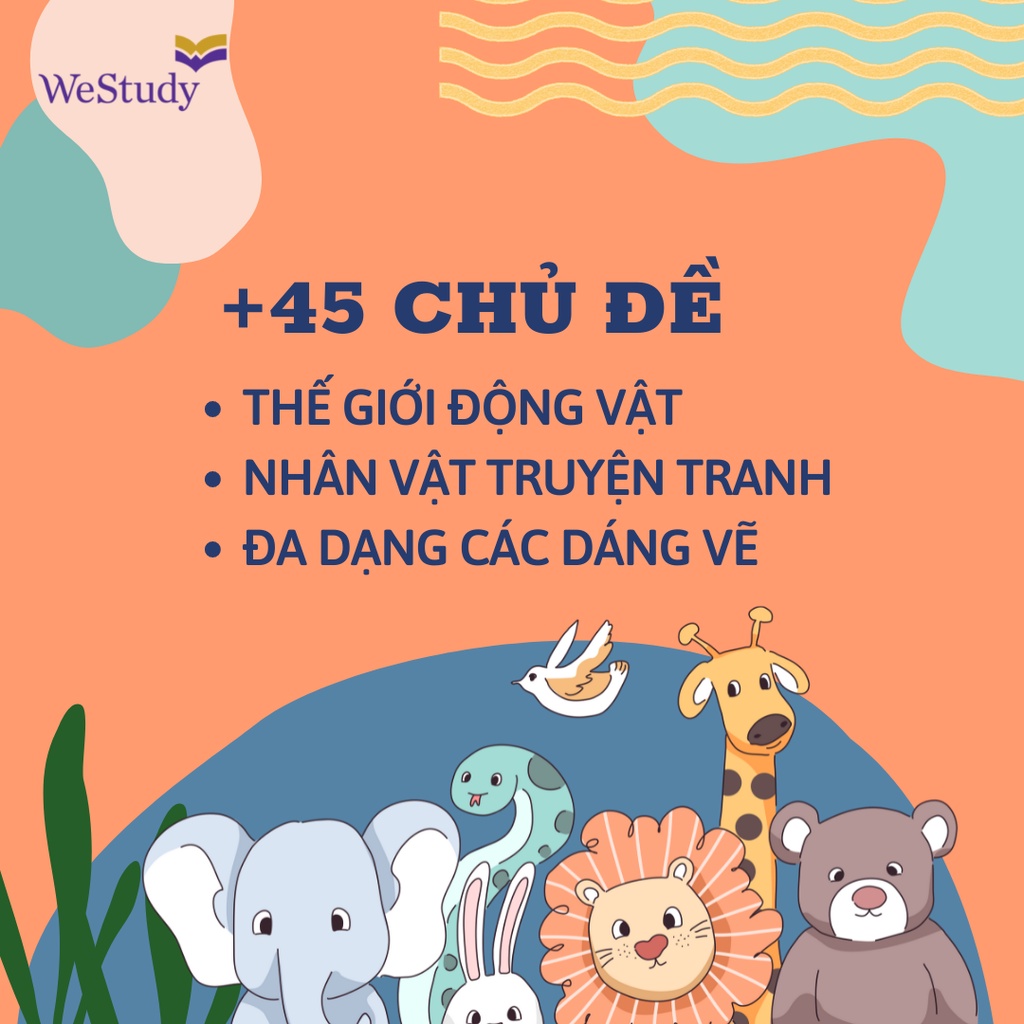 Khoá học VẼ THẾ GIỚI HOẠT HÌNH CHO BÉ