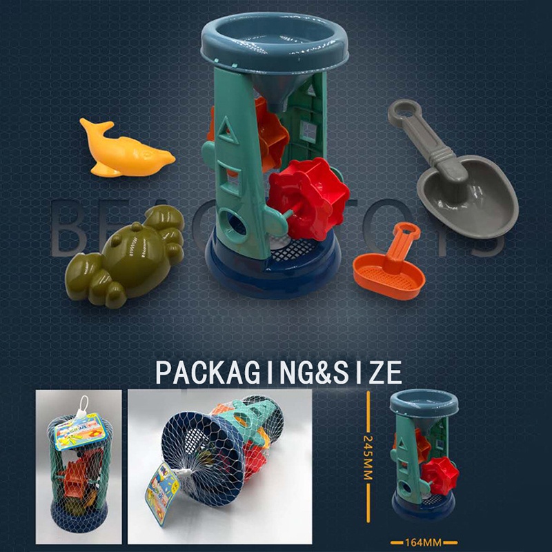 Bộ đồ chơi xúc cát bãi biển Zhan Qi Toys thú vị cho trẻ em