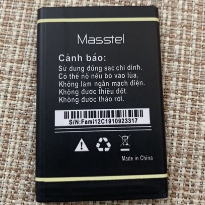 pin masstel Fami 12 / Fami 5 / pin mới 1000mAh