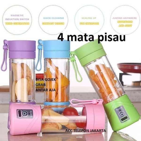 Máy Xay Sinh Tố Mini Cầm Tay Tiện Lợi