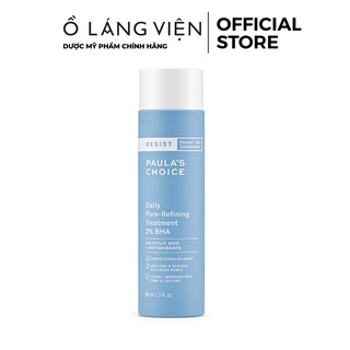 Tẩy da chết hoá học PAULA'S CHOICE Resist Daily Pore Refining Treatment 2% Bha