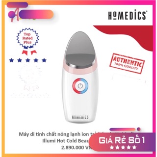[ BẢO HÀNH 1 ĐỔI 1 2 NĂM] MÁY ĐIỆN DI ION NÓNG LẠNH HOMEDICS TRẺ HOÁ DA - SẢN PHẨM CHÍNH HÃNG