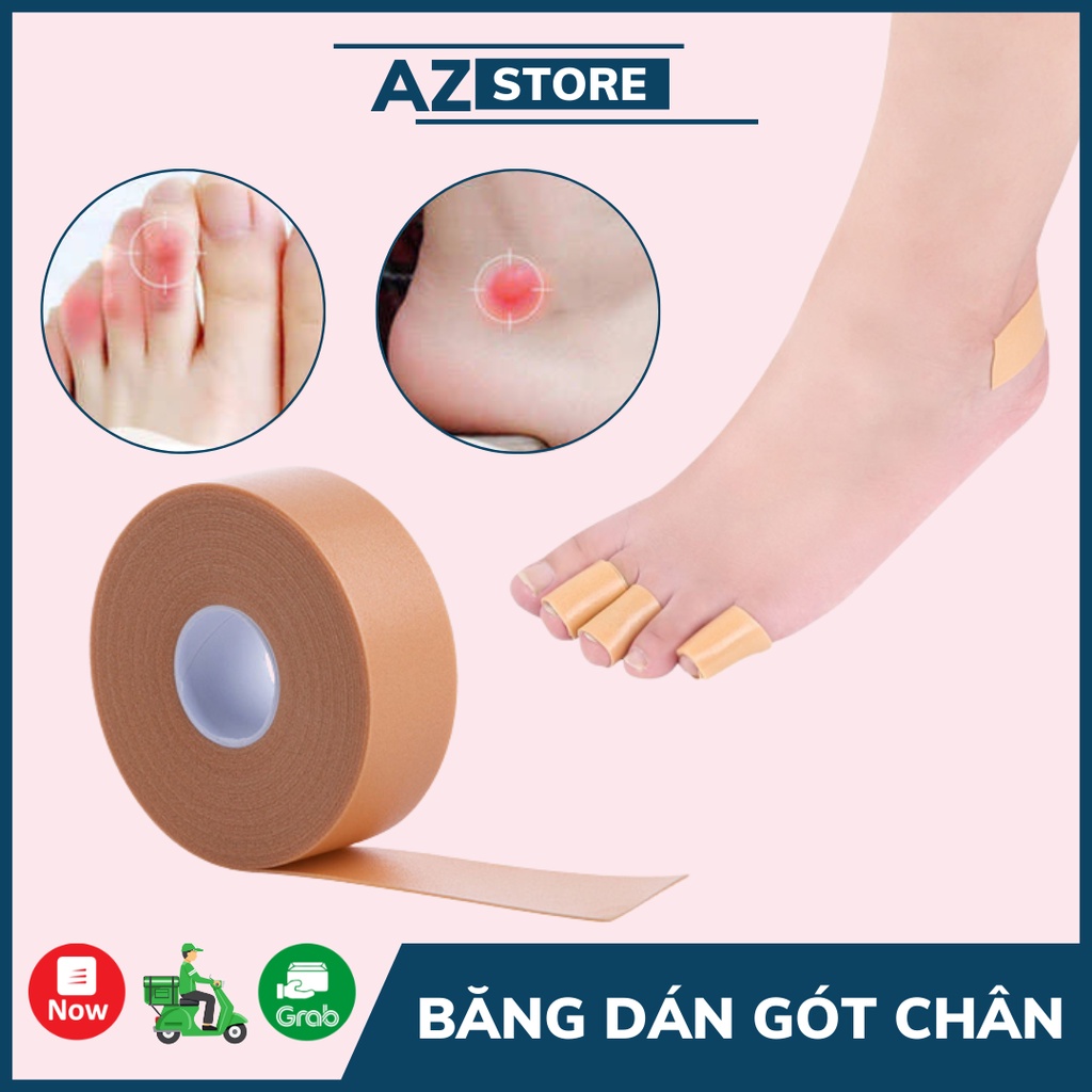 Cuộn băng 5 mét dán bảo vệ chống đau gót chân khi mang dày cao gót - AZ Store