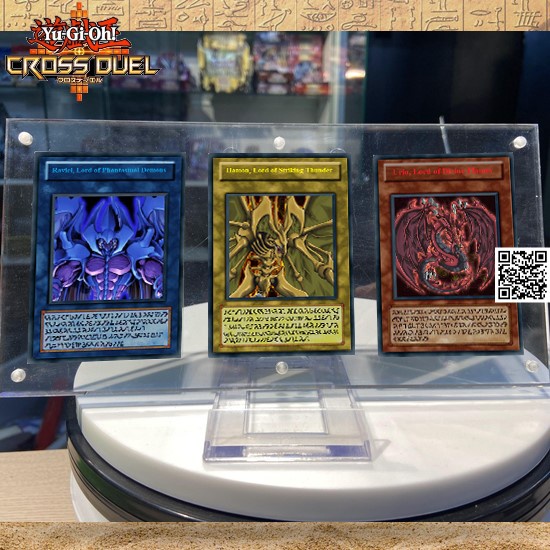 Bài Yugioh bộ Tam đại Ác thần Bài chú ngữ cỗ đại  Lá Hồn Đế Viêm đế Lôi đế 1458V1