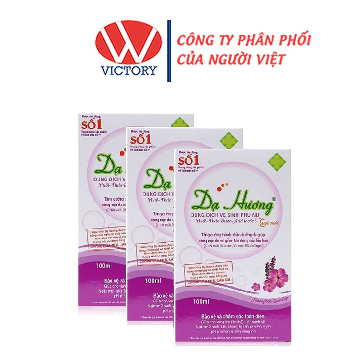 Dung Dịch Vệ Sinh Phụ Nữ Dạ Hương Tím (100ml) - Victory Pharmacy