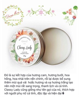 NƯỚC HOA KHÔ CAO CẤP GRACE
