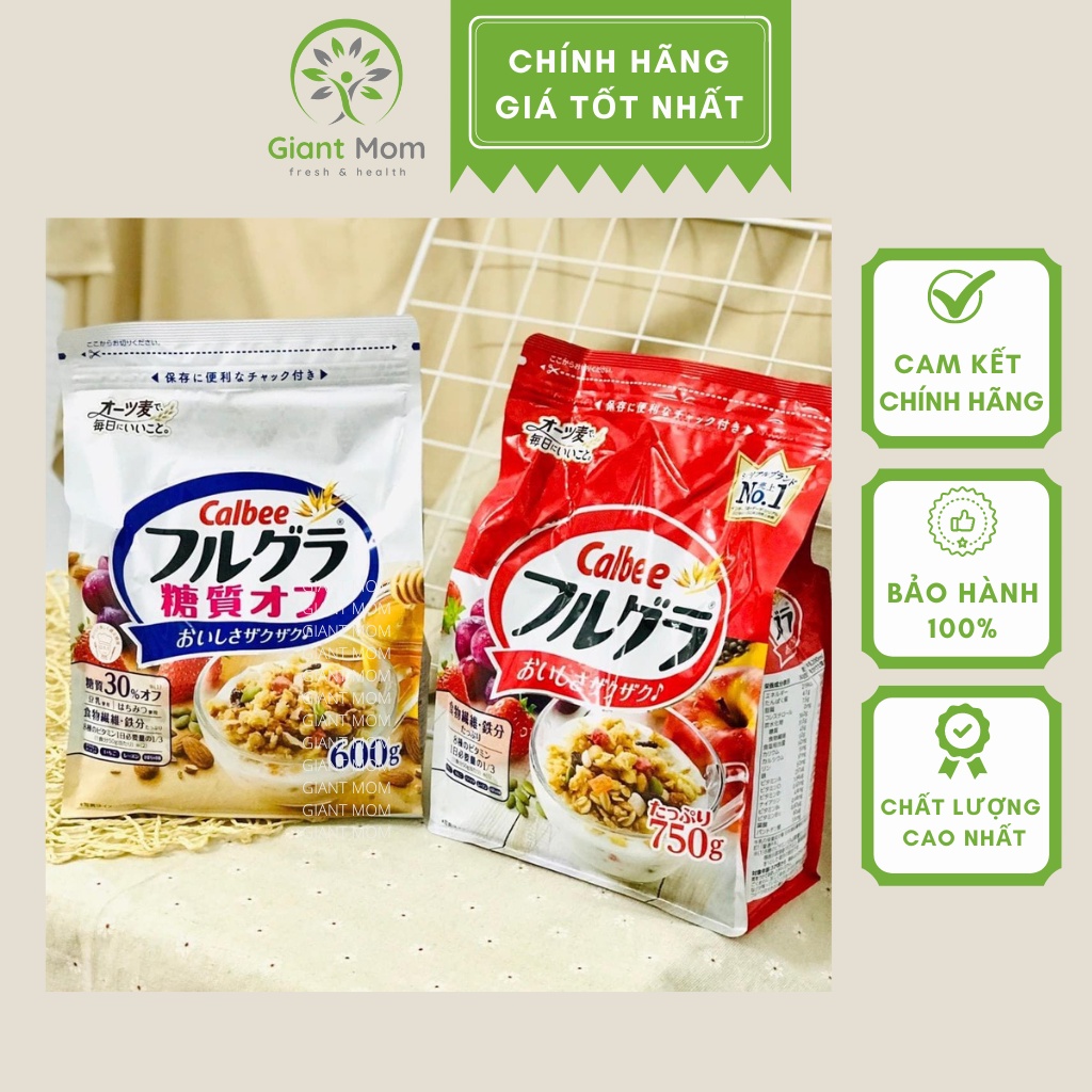 Ngũ Cốc Calbee Nhật Bản Giant Mom - Ngũ Cốc Nhật Bản Calbee Nội Địa Nhật