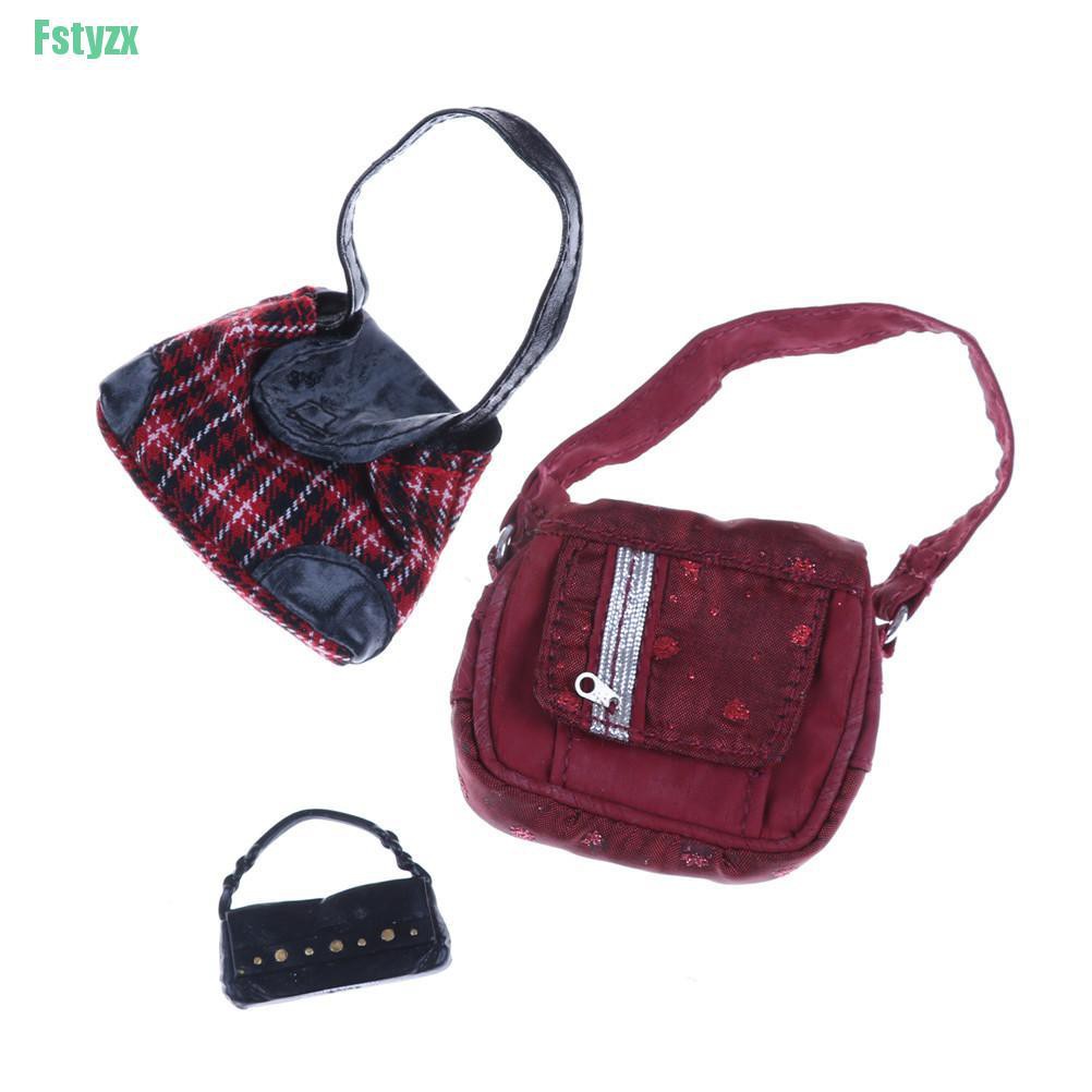 fstyzx 1PCS Fashion Styles Colorized Fashion Morden Doll Bags Accessories Toy