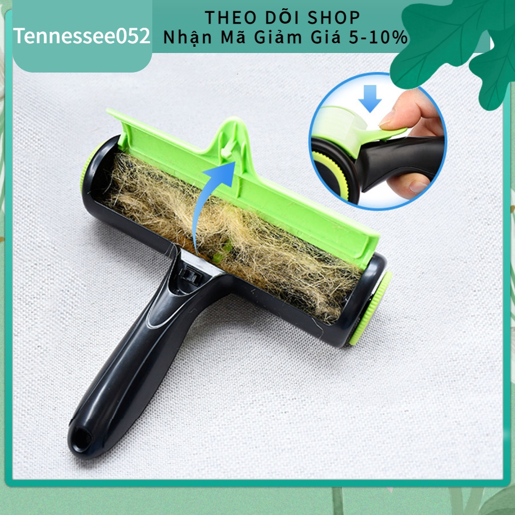 Hàng Sẵn Cây lăn bàn chải tẩy lông thú cưng làm sạch lông Bàn chải lăn hai chiều Tẩy lông thú cưng cho chó mèo Có thể tái sử dụng hiệu quả Hấp phụ tĩnh điện【Tennessee052】