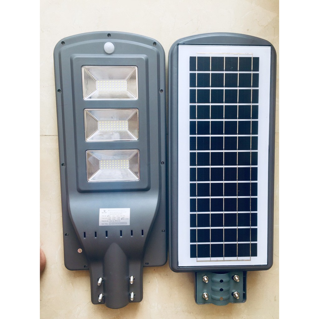Đèn đường năng lượng mặt trời 100w 150w - Cảm biến chuyển động, kèm cần đèn 0,5 mét