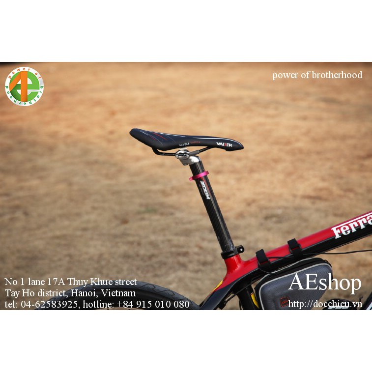 Yên xe đạp Vader -trắng