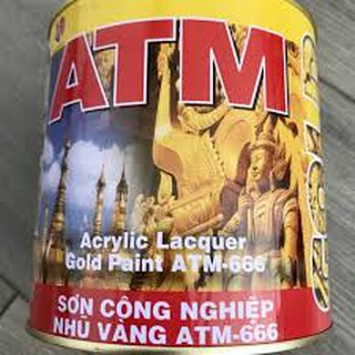 Sơn Nhũ Vàng  ATM 666 Thái Lan 875ml