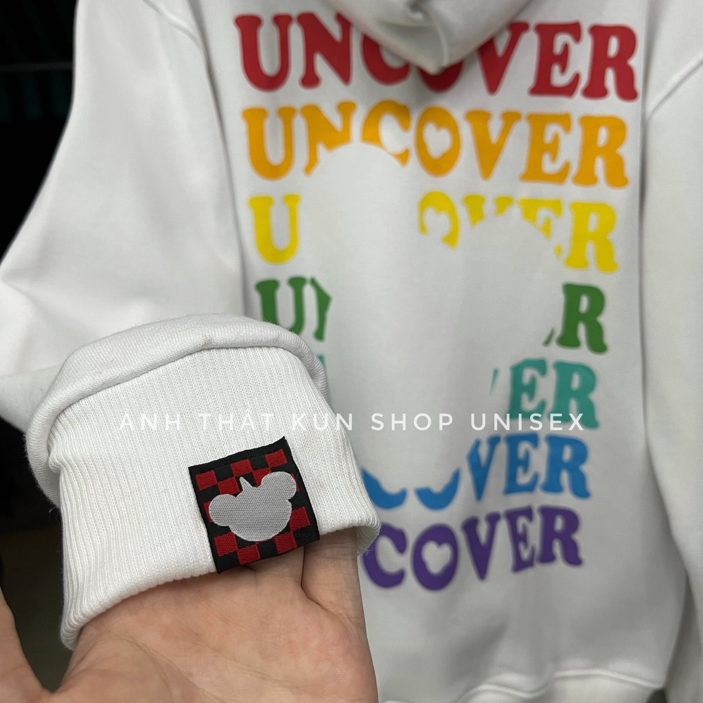 Áo khoác nỉ hoodie  unisex uncover basic hoodie v2 kunshop1996