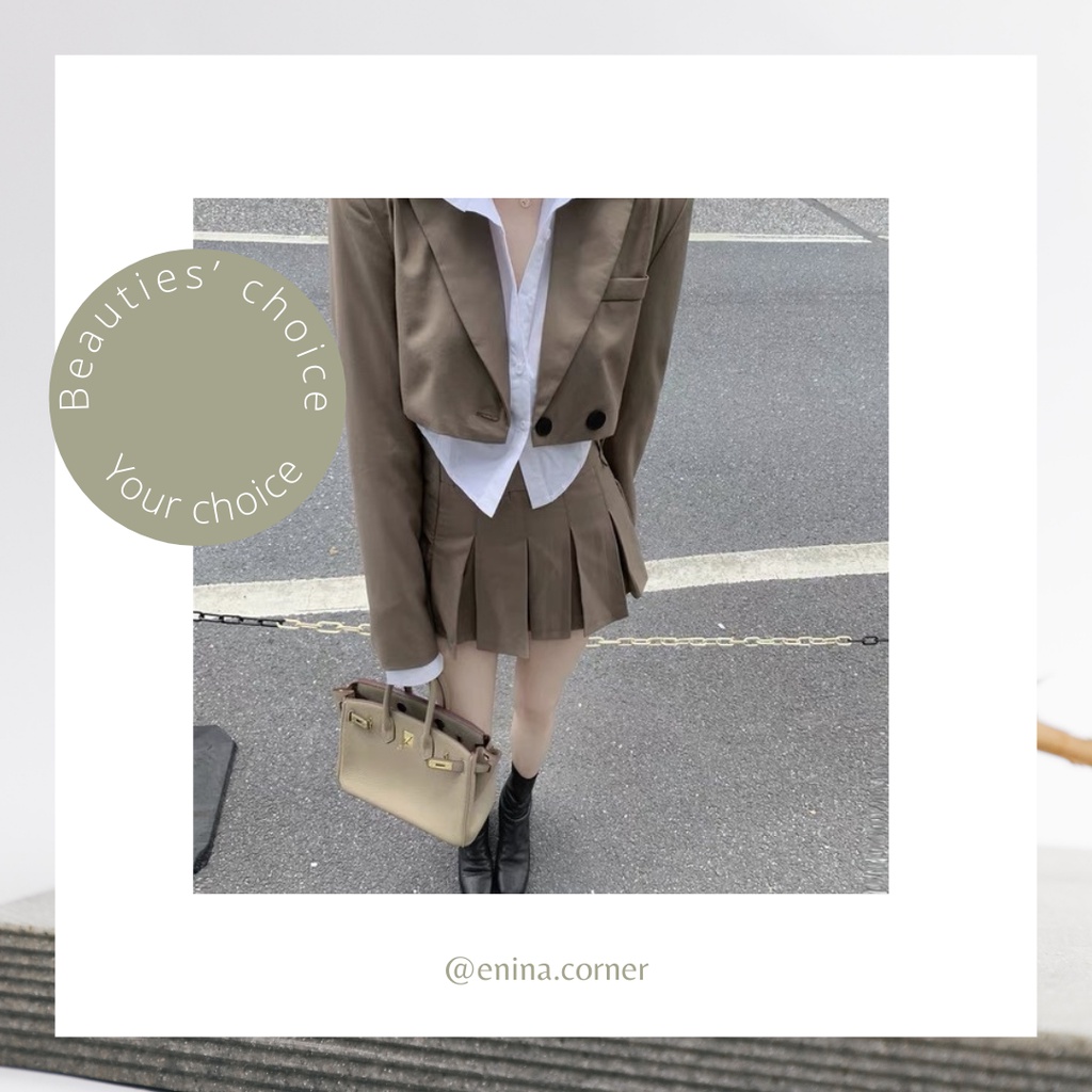 Set blazer chân váy cá tính sang chảnh ENINA S25 có lẻ (ảnh thật ở cuối) | BigBuy360 - bigbuy360.vn
