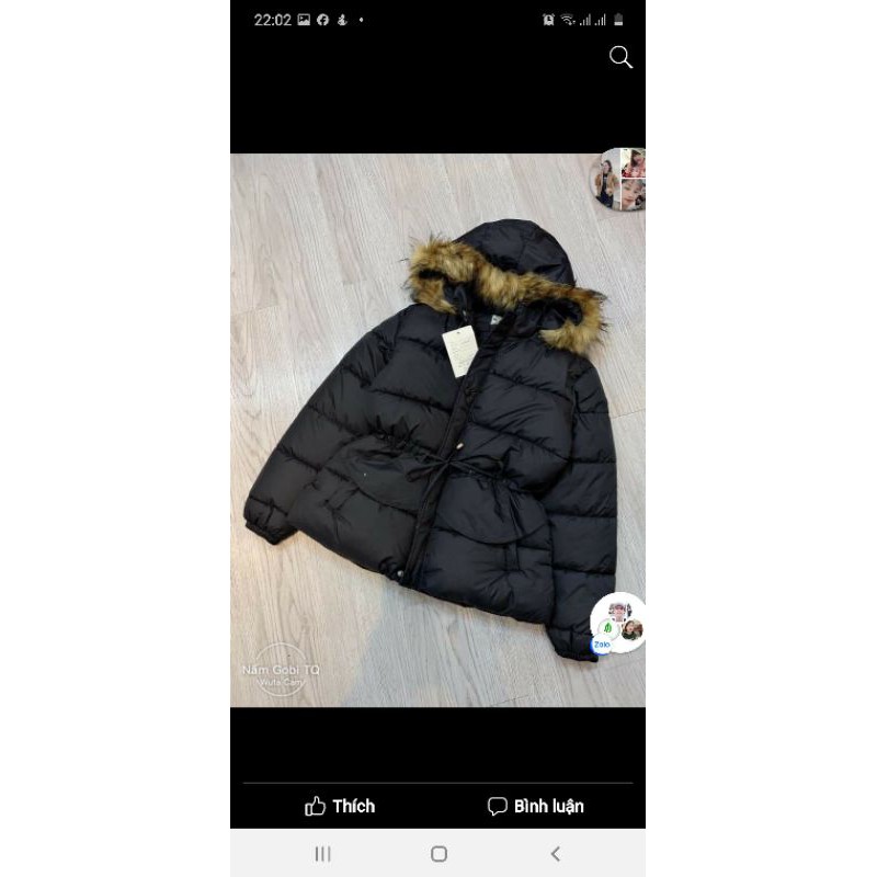 Áo khoác phao nữ dáng ngắn ba lớp rút eo (áo phao nữ 3 lớp) | BigBuy360 - bigbuy360.vn