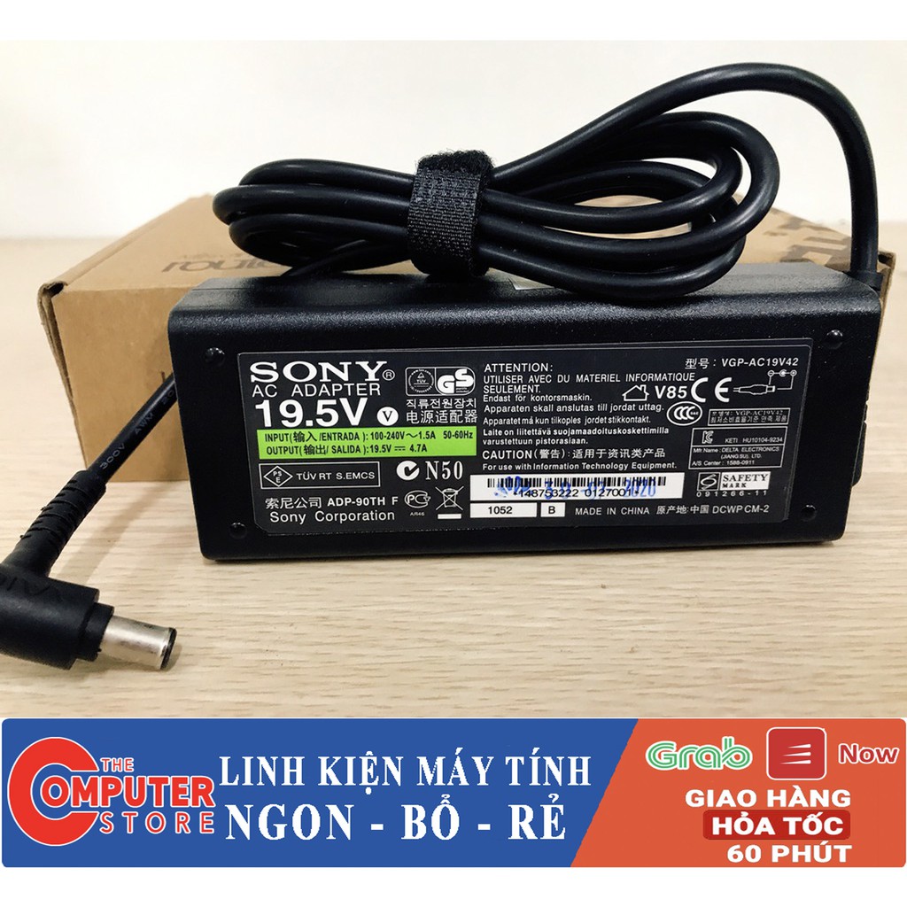 Sạc Laptop Sony 19.5V - 4.7A HÀNG CAO CẤP (Adapter Sony 19.5V – 4.7A)  FREESHIP ĐƠN TỪ 50K