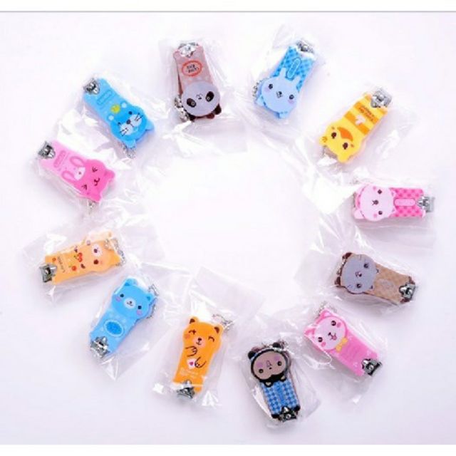 《 HCM 》Bấm Móng Tay Mini Hình Thú Nhỏ Gọn, Dụng Cụ Làm Móng Cắt Móng Tay Cho Bé, Có Móc Khóa Treo