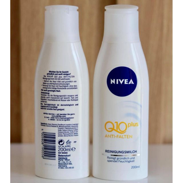 Sữa rửa mặt Nivea Q10 plus Anti-Falten- Làm sạch sâu và chống nhăn hiệu quả!