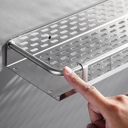 Kệ dán tường siêu chắc, kệ inox, KT: 40x11cm