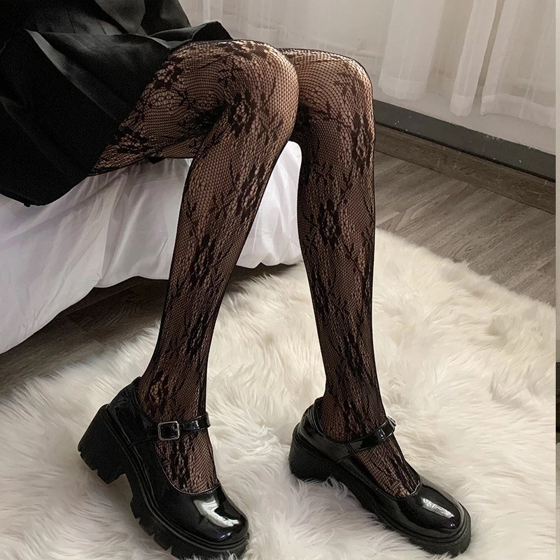 Quần Tất Lưới Ren Hoa Thời Trang Gợi Cảm Cho Nữ