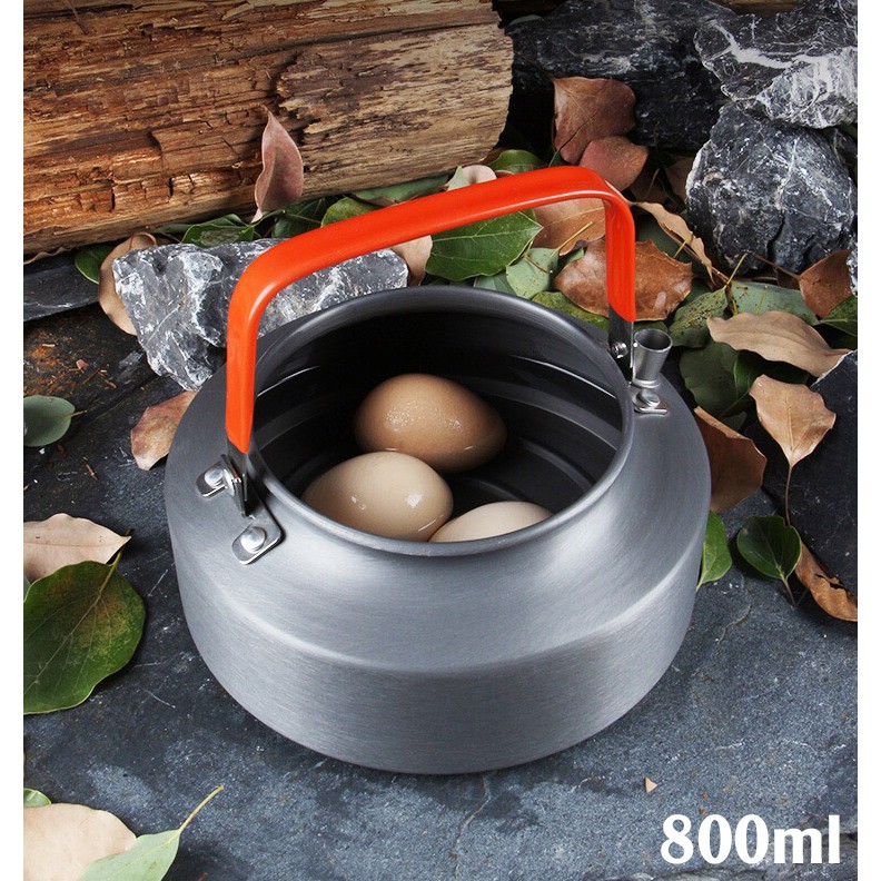 Bộ Nồi Dã Ngoại Cắm Trại Du Lịch 9 Món Dành Cho 2-3 Người Chất Liệu Hợp Kim Nhôm Nhỏ Gọn LV68