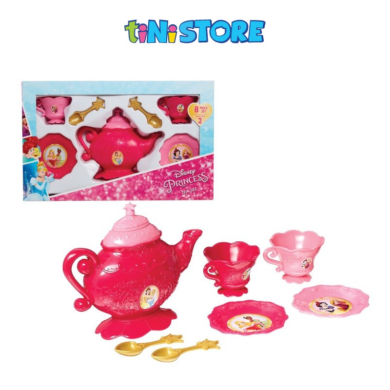 Đồ chơi nhập vai Jakks Pacific tiệc trà màu hồng Disney Princess 8 món 98062