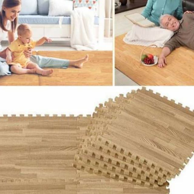 THẢM XỐP GHÉP VÂN GỖ 60x60