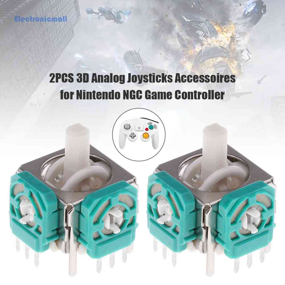[ElectronicMall01.vn] Set 2 Mô Đun Cảm Biến Analog 3D Cho Tay Cầm NGC Gamecube