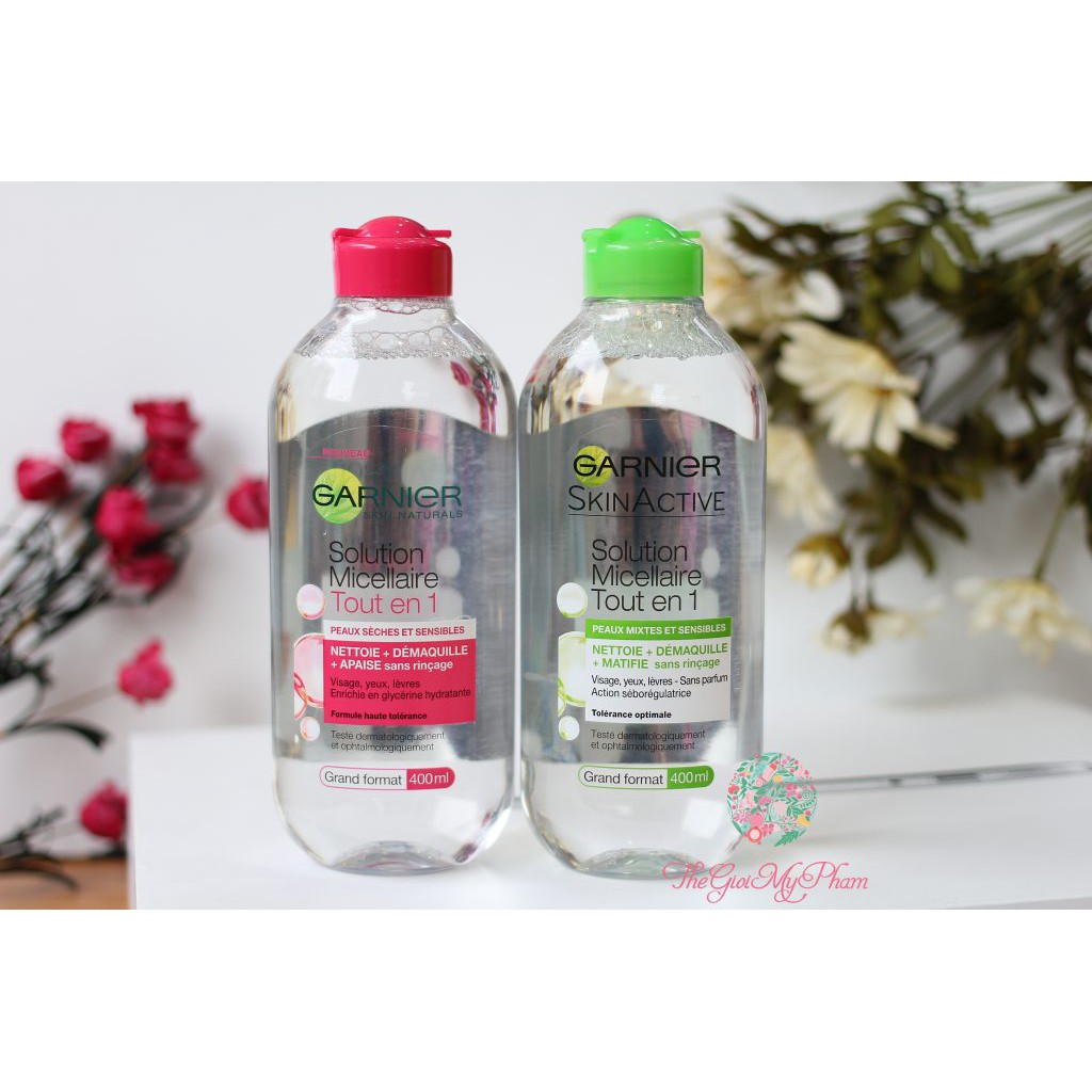 Nước tẩy trang Garnier Pháp 400ml